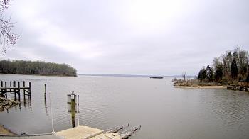 Weather camera view of Mallows Bay.