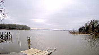 Weather camera view of Mallows Bay.