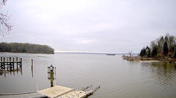 Weather camera view of Mallows Bay.