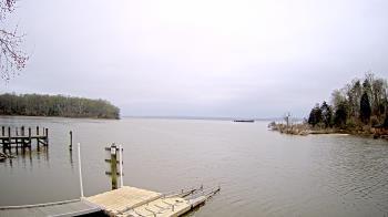 Weather camera view of Mallows Bay.