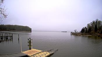 Weather camera view of Mallows Bay.