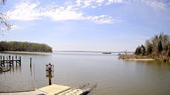 Weather camera view of Mallows Bay.