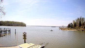 Weather camera view of Mallows Bay.