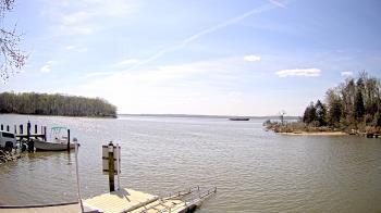 Weather camera view of Mallows Bay.