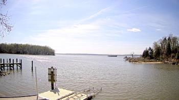 Weather camera view of Mallows Bay.