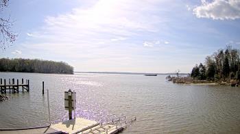 Weather camera view of Mallows Bay.