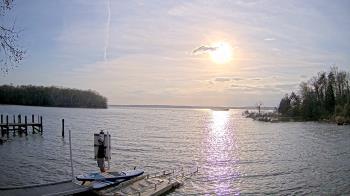 Weather camera view of Mallows Bay.