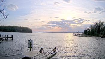 Weather camera view of Mallows Bay.