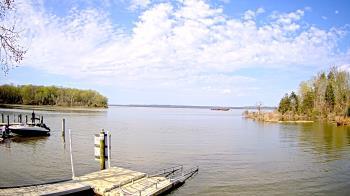 Weather camera view of Mallows Bay.