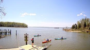 Weather camera view of Mallows Bay.
