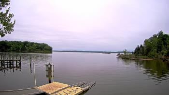 Weather camera view of Mallows Bay.