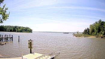 Weather camera view of Mallows Bay.