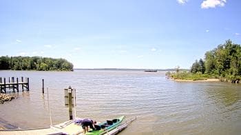 Weather camera view of Mallows Bay.