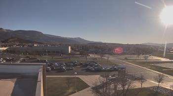 Weather camera view of Canyon View High School.