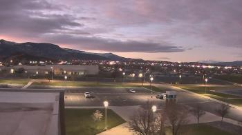 Weather camera view of Canyon View High School.