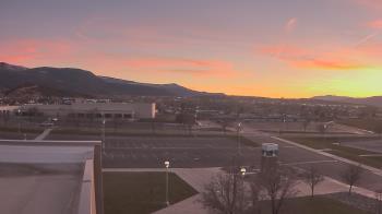 Weather camera view of Canyon View High School.