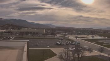 Weather camera view of Canyon View High School.