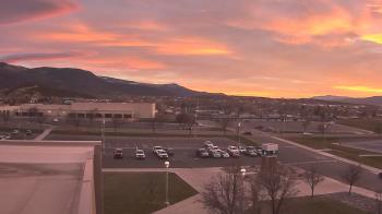 Weather camera view of Canyon View High School.