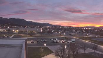 Weather camera view of Canyon View High School.