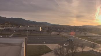 Weather camera view of Canyon View High School.