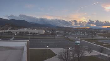 Weather camera view of Canyon View High School.