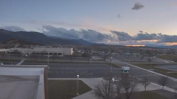 Weather camera view of Canyon View High School.