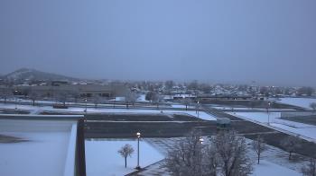 Weather camera view of Canyon View High School.