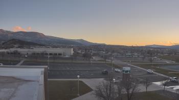 Weather camera view of Canyon View High School.