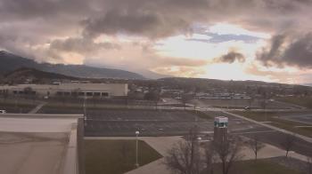 Weather camera view of Canyon View High School.