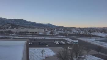 Weather camera view of Canyon View High School.