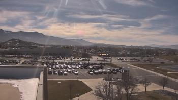 Weather camera view of Canyon View High School.