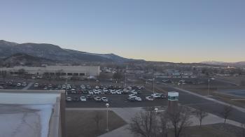 Weather camera view of Canyon View High School.