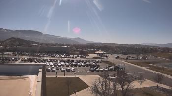 Weather camera view of Canyon View High School.
