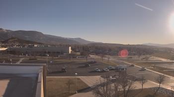 Weather camera view of Canyon View High School.