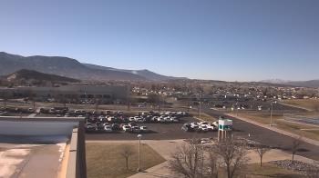 Weather camera view of Canyon View High School.