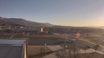 Weather camera view of Canyon View High School.