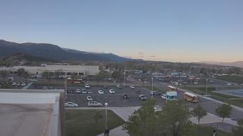 Weather camera view of Canyon View High School.