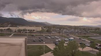 Weather camera view of Canyon View High School.