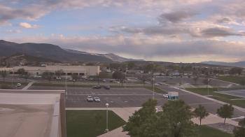 Weather camera view of Canyon View High School.