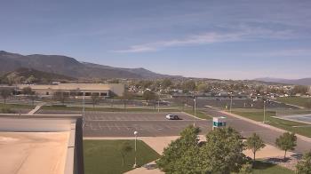 Weather camera view of Canyon View High School.