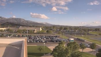 Weather camera view of Canyon View High School.