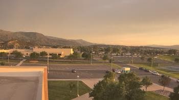 Weather camera view of Canyon View High School.