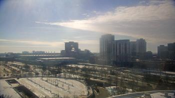 Weather camera view of Soldier Field.