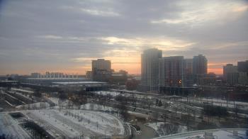 Weather camera view of Soldier Field.