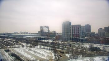 Weather camera view of Soldier Field.