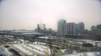 Weather camera view of Soldier Field.