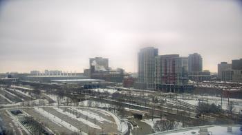 Weather camera view of Soldier Field.