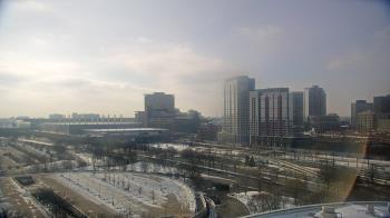 Weather camera view of Soldier Field.