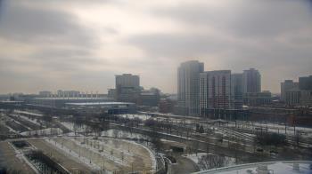 Weather camera view of Soldier Field.