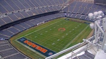Weather camera view of Soldier Field.